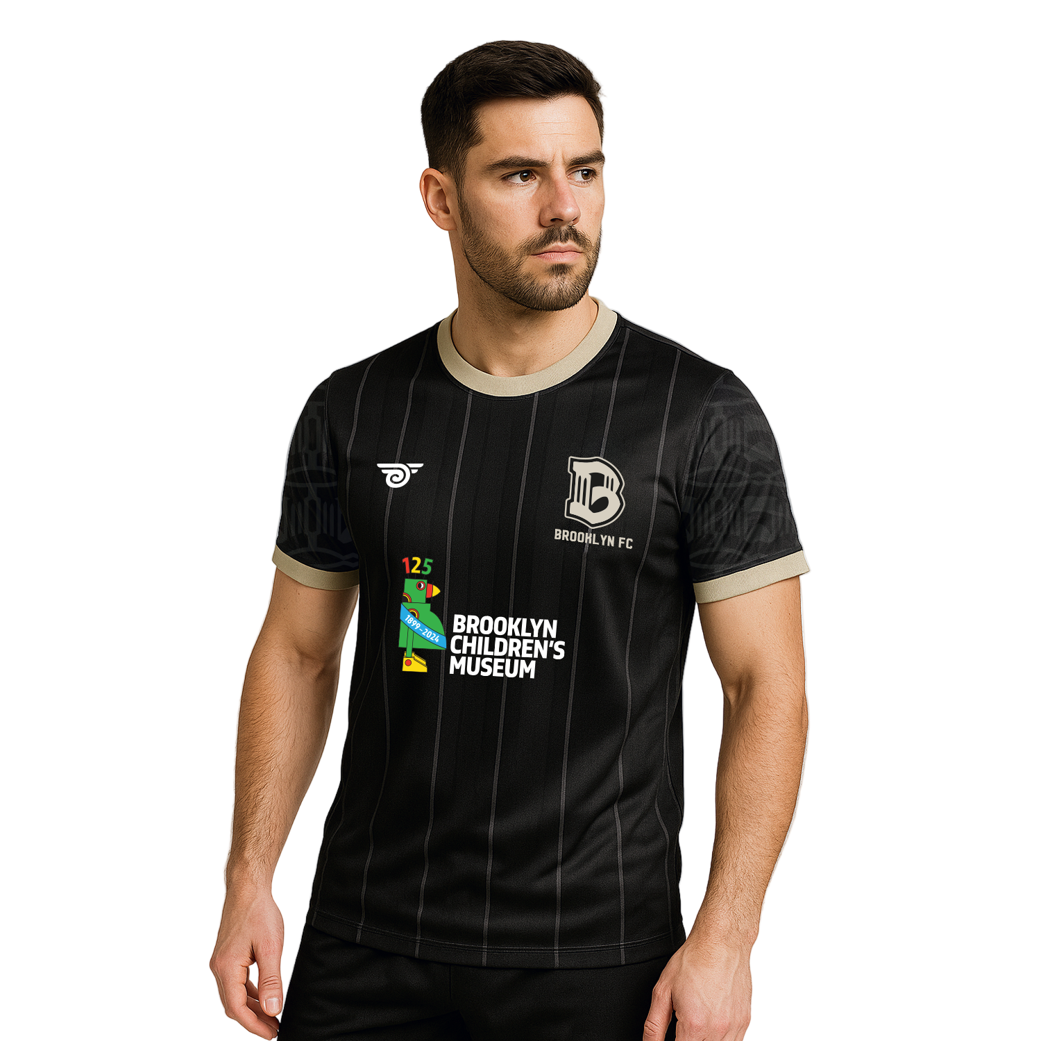 Brooklyn FC Official Brooklyn Children's Museum Home Jersey - Men's - Front View 3