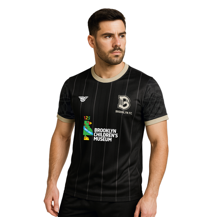 Brooklyn FC Official Brooklyn Children's Museum Home Jersey - Men's - Front View 3