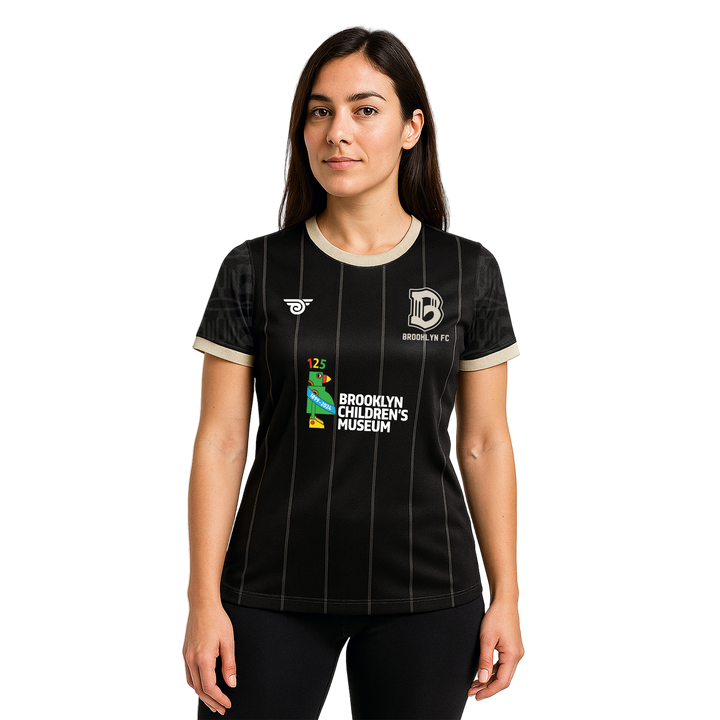 Brooklyn FC Official Brooklyn Children's Museum Home Jersey - Women's - Front View 3