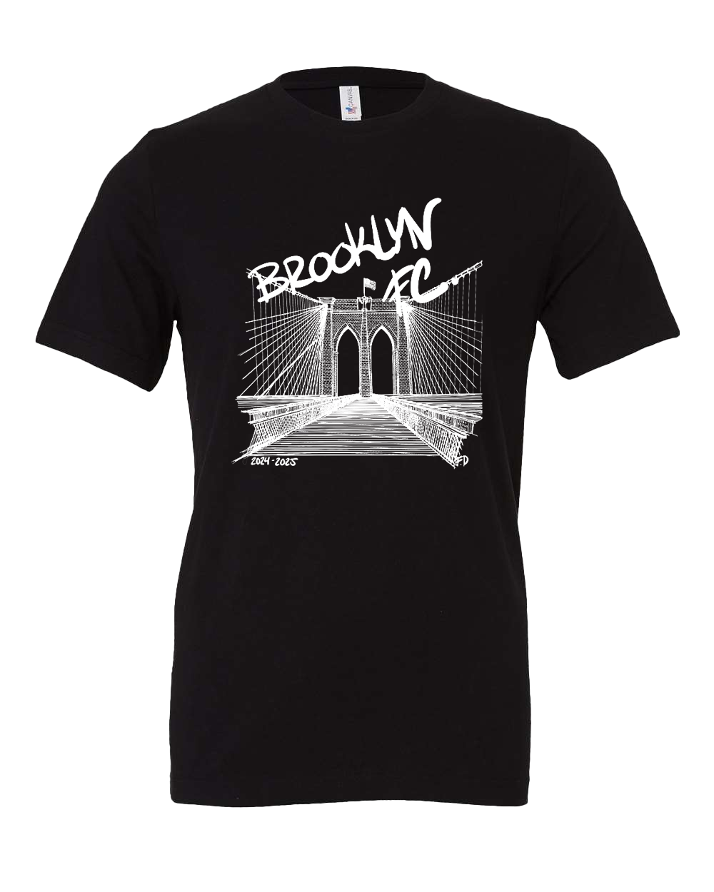 Frank Di Blasi Benefit T-Shirt - Black - designed by Mackenzie Pluck. Front 