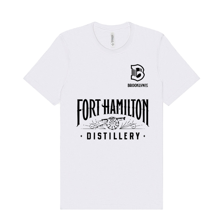 BKFC X Fort Hamilton Distillery T-shirt - White