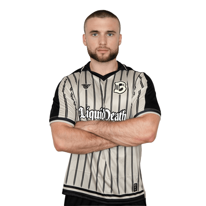 Brooklyn FC Men's Away Jersey featuring official crest, lightweight, moisture-wicking fabric, and breathable design for performance and comfort. Image 1.