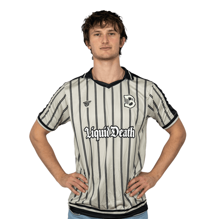 Brooklyn FC Men's Away Jersey featuring official crest, lightweight, moisture-wicking fabric, and breathable design for performance and comfort. Image 2.