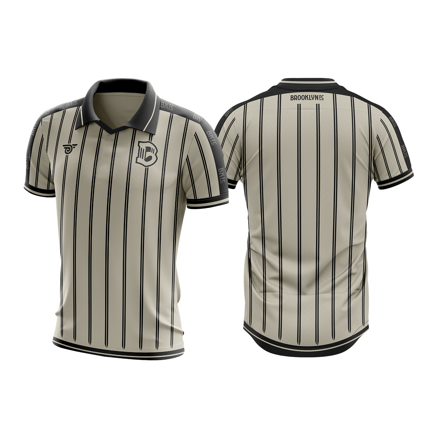 Brooklyn FC Men's Away Jersey featuring official crest, lightweight, moisture-wicking fabric, and breathable design for performance and comfort. Image 7.