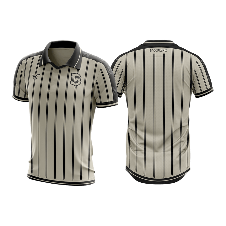 Brooklyn FC Men's Away Jersey featuring official crest, lightweight, moisture-wicking fabric, and breathable design for performance and comfort. Image 7.
