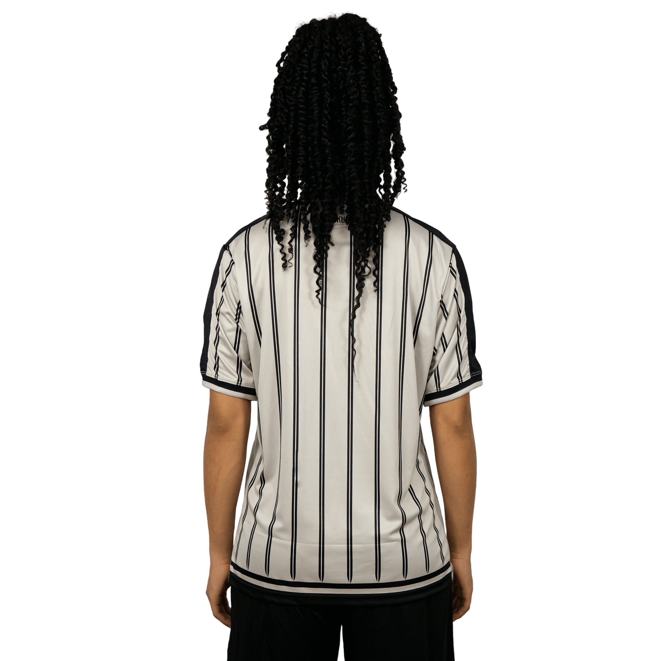 Brooklyn FC Women's Away Jersey featuring breathable, moisture-wicking fabric and official team crest for a comfortable, stylish fit. Back View 2.
