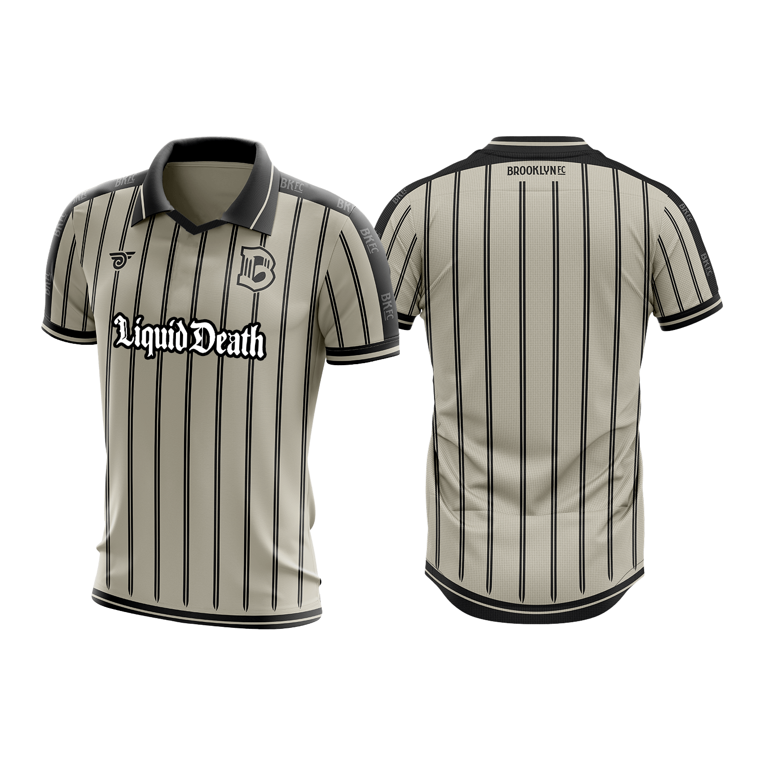 Brooklyn FC Away Jersey in youth cut with official team crest, breathable fabric, and lightweight design.