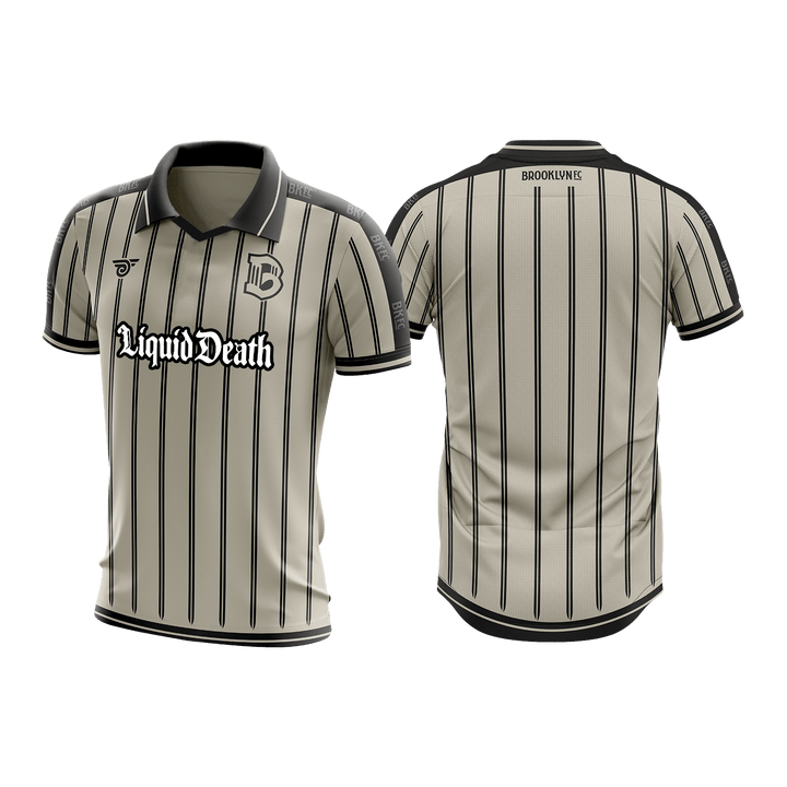 Brooklyn FC Away Jersey in youth cut with official team crest, breathable fabric, and lightweight design.