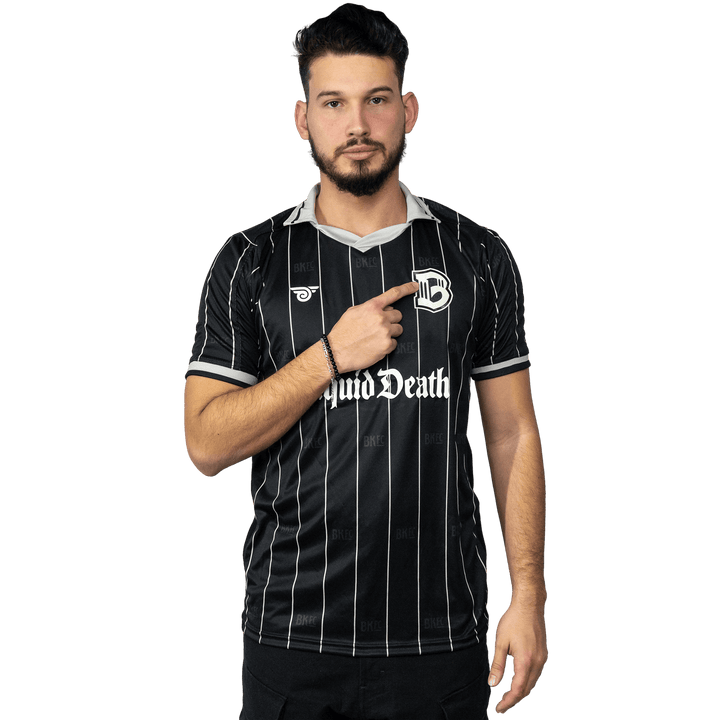 Shop the Brooklyn FC Home Jersey for men. Featuring breathable, moisture-wicking fabric, official team crest, and sponsor branding for authentic match-day style. Front View.