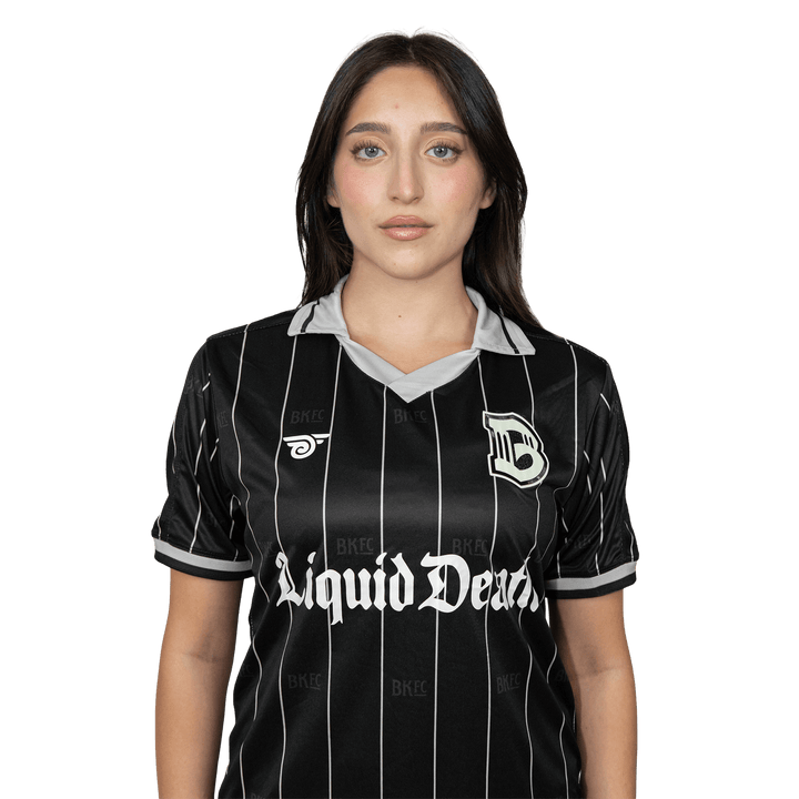 Brooklyn FC Women's Home Jersey featuring breathable, moisture-wicking fabric and official team crest for a comfortable, stylish fit. Front View 3.