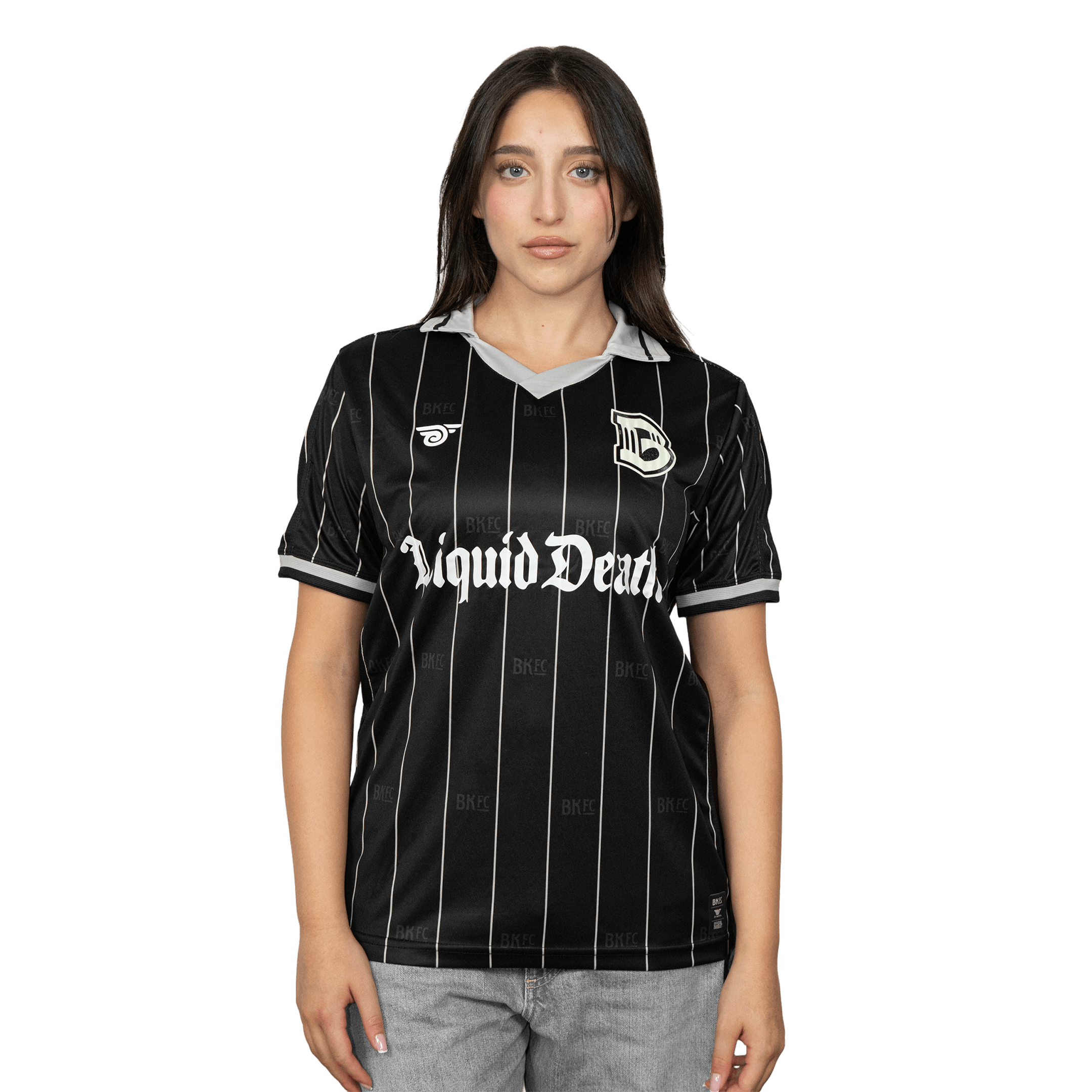 Brooklyn FC Women's Home Jersey featuring breathable, moisture-wicking fabric and official team crest for a comfortable, stylish fit. Front View 2.