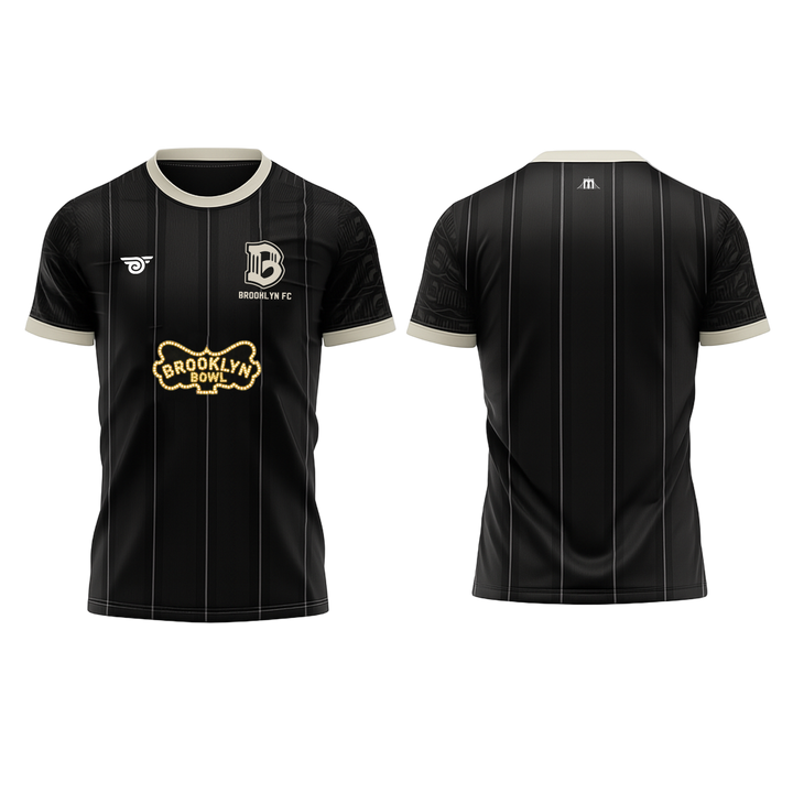 Brooklyn FC Official Brooklyn Bowl Home Jersey - Men's - Front & Back View