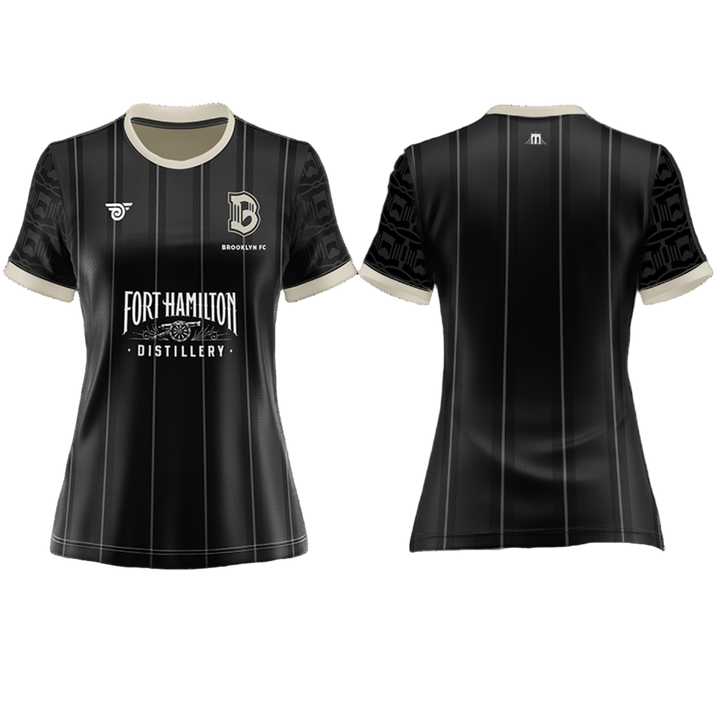 Brooklyn FC Official Fort Hamilton Distillery Jersey - Women's - Front & Back