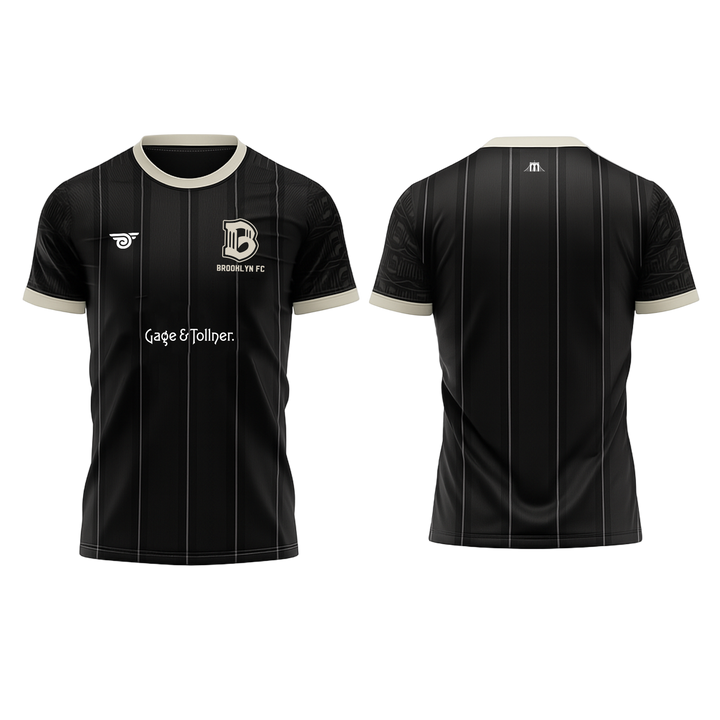 Brooklyn FC Official Gage & Tollner Home Jersey - Youth - Front & Back View