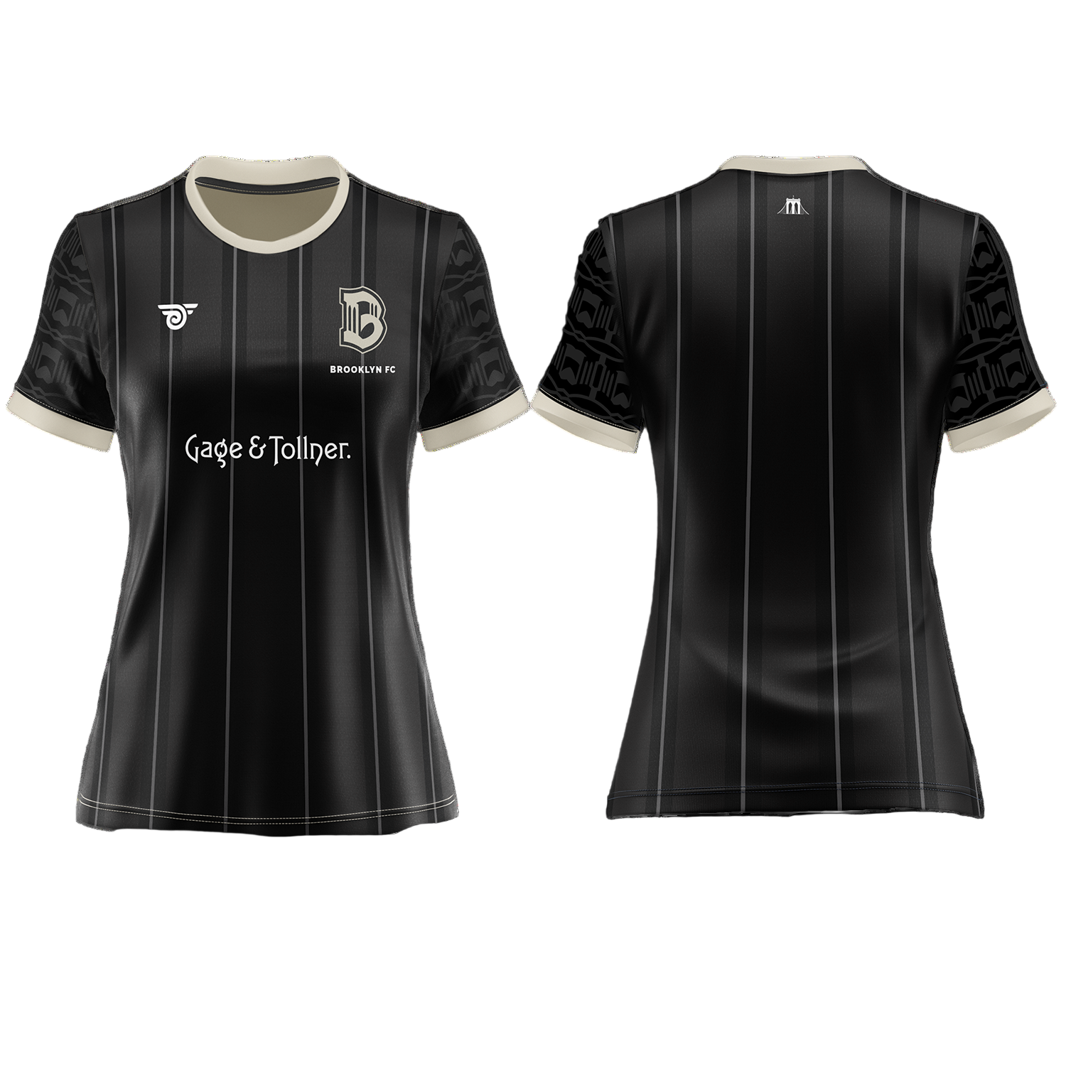 Brooklyn FC Official Gage & Tollner Jersey - Women's - Front & Back