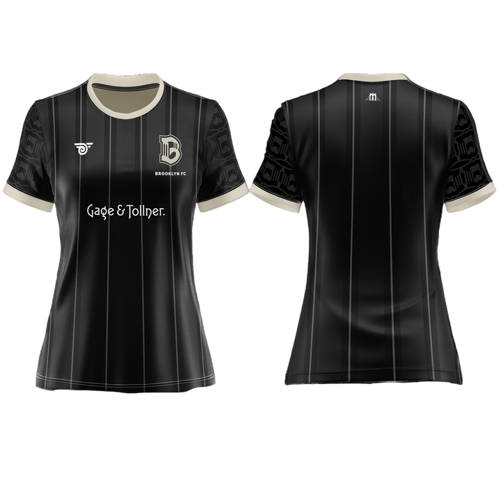 Brooklyn FC Official Gage & Tollner Jersey - Women's - Front & Back