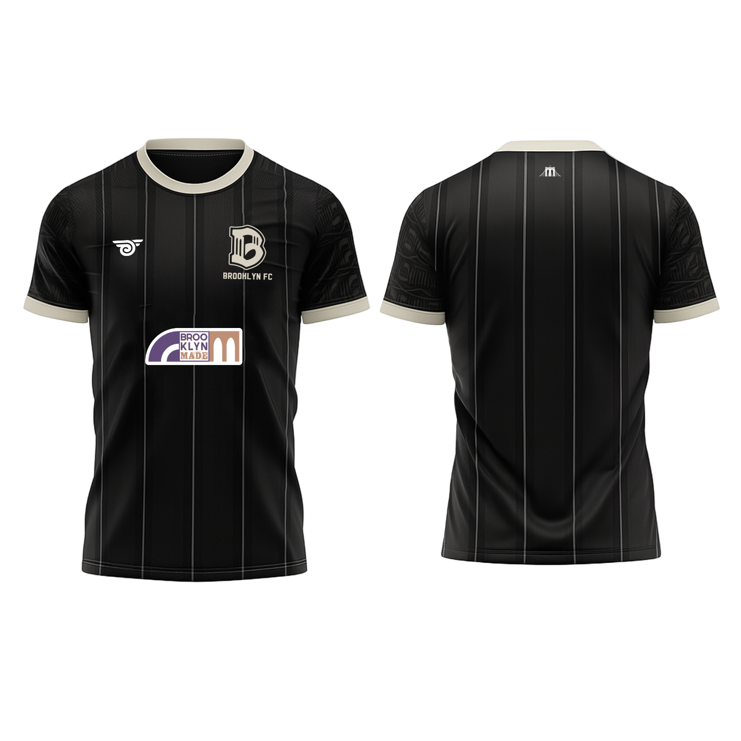 Brooklyn FC Official Brooklyn Made Home Jersey - Men's - Front & Back View