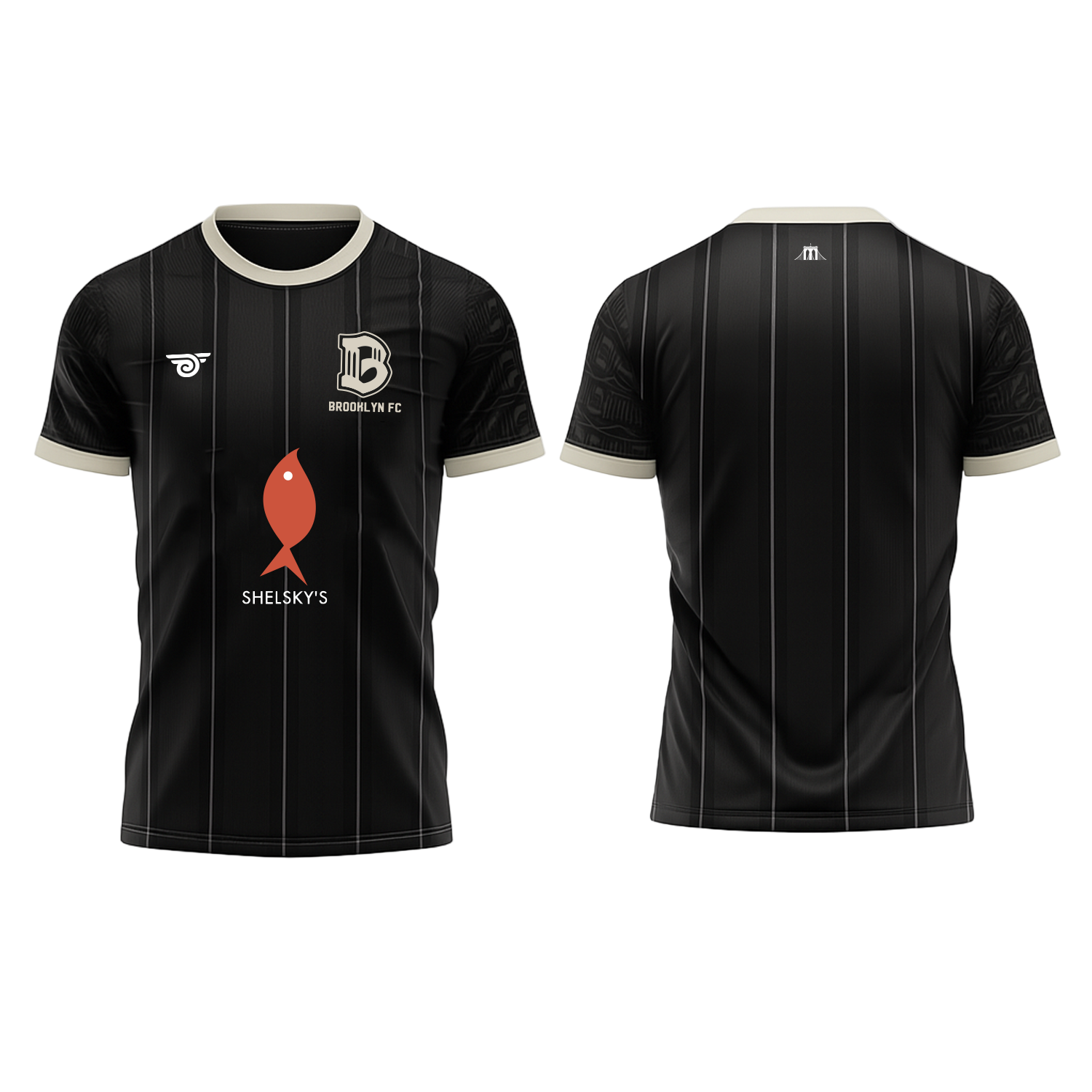 Brooklyn FC Official Shelky's Home Jersey - Men's - Front & Back View