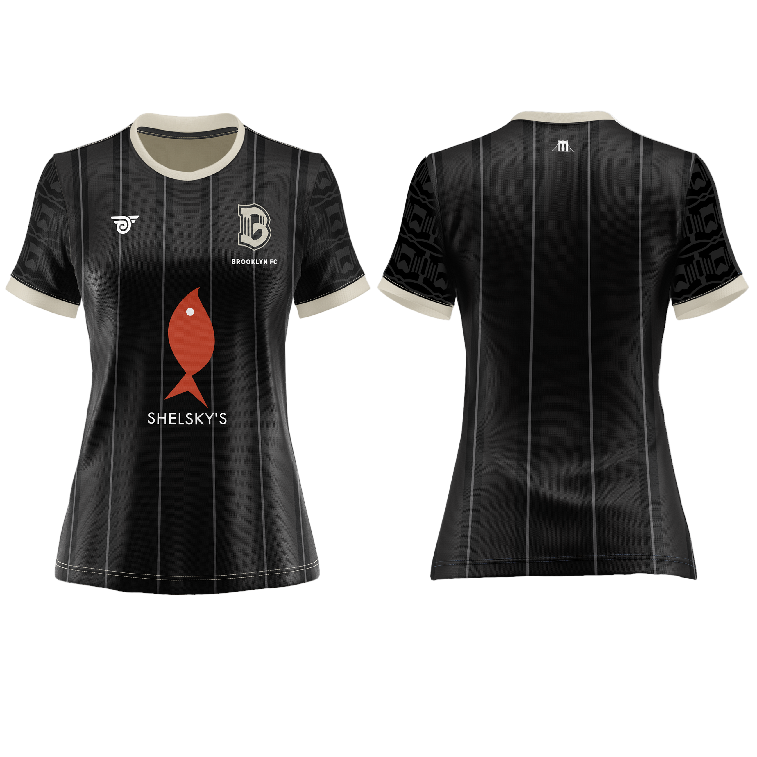 Brooklyn FC Official Shelky's Jersey - Women's - Front & Back