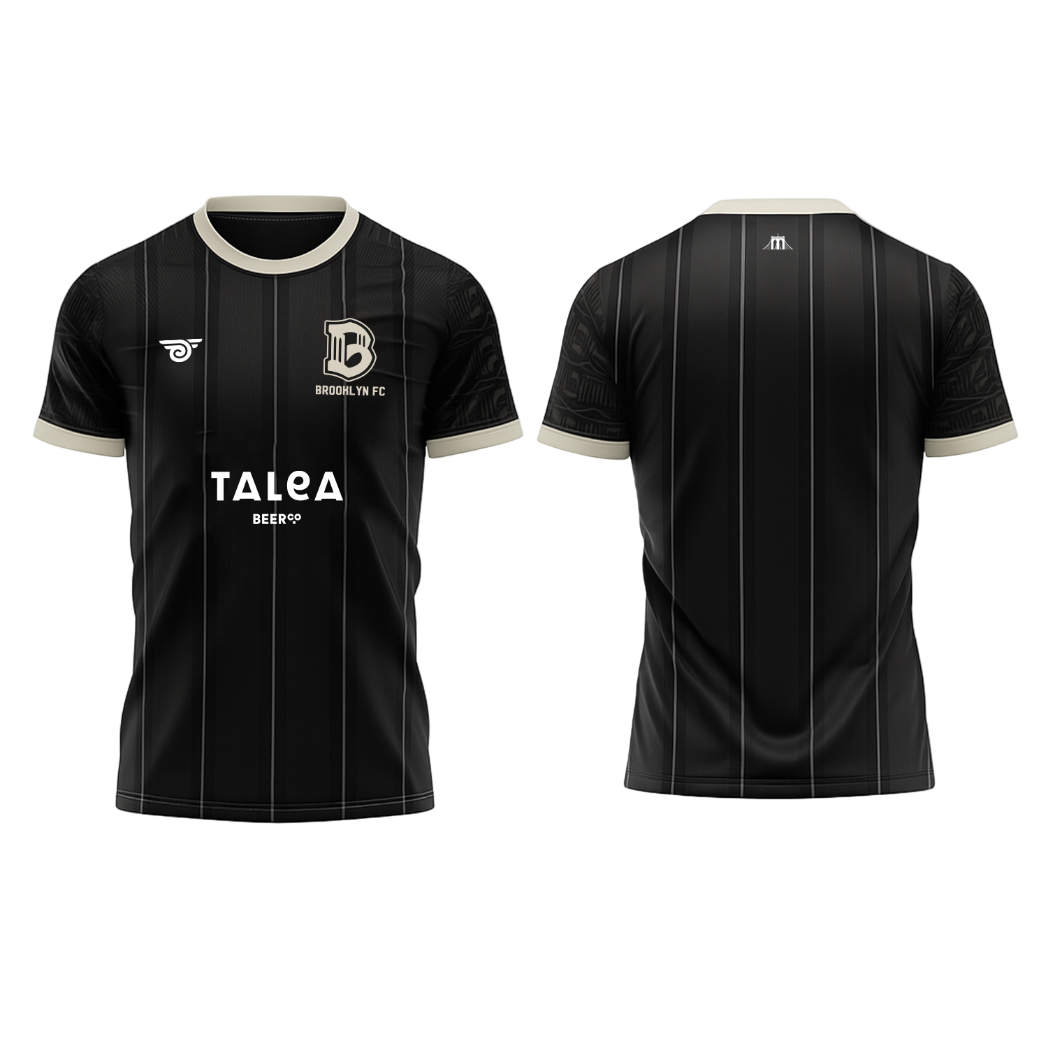 Brooklyn FC Official Talea Home Jersey - Men's - Front & Back View