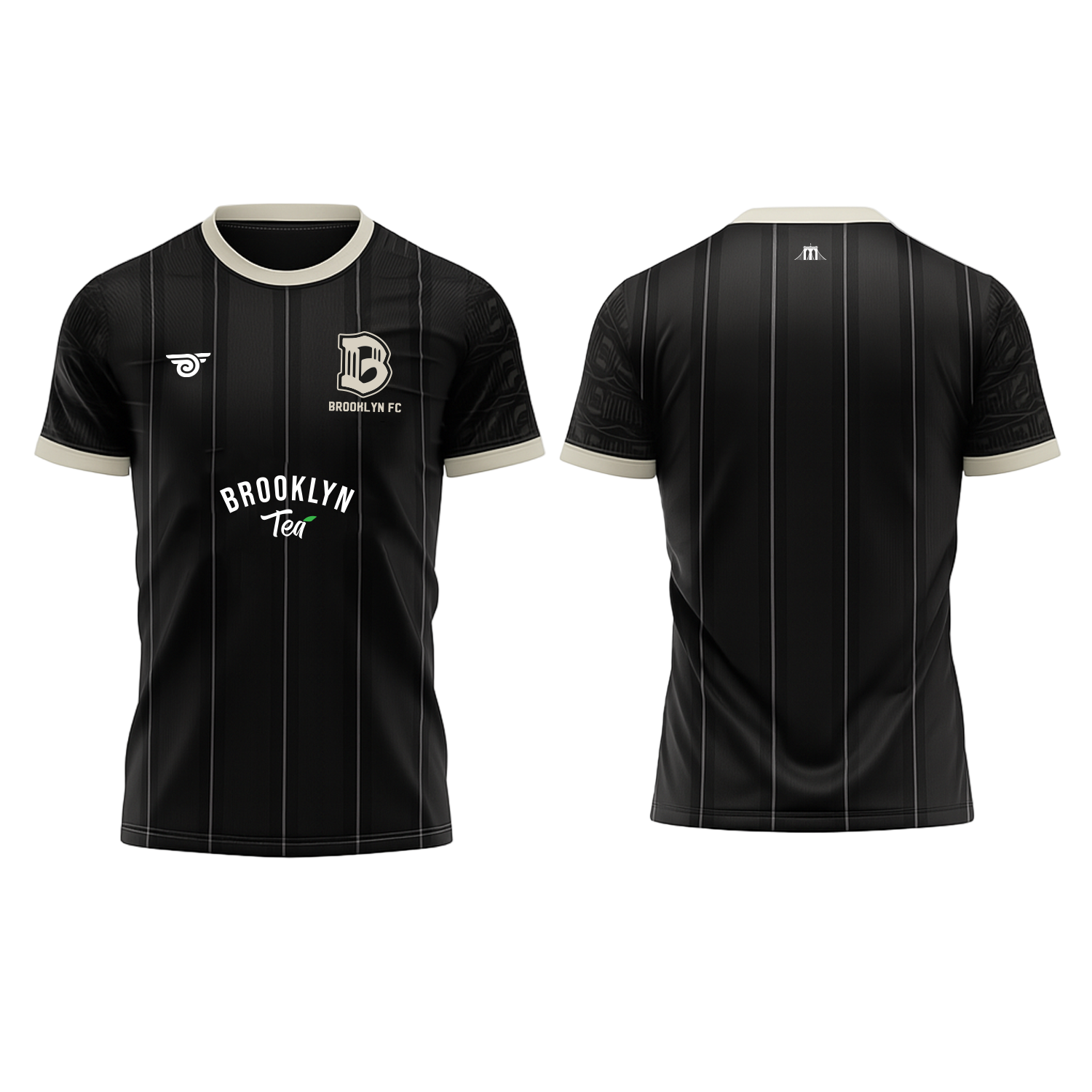 Brooklyn FC Official Brooklyn Tea Home Jersey - Youth - Front & Back View