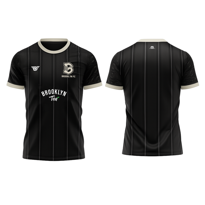 Brooklyn FC Official Brooklyn Tea Home Jersey - Youth - Front & Back View