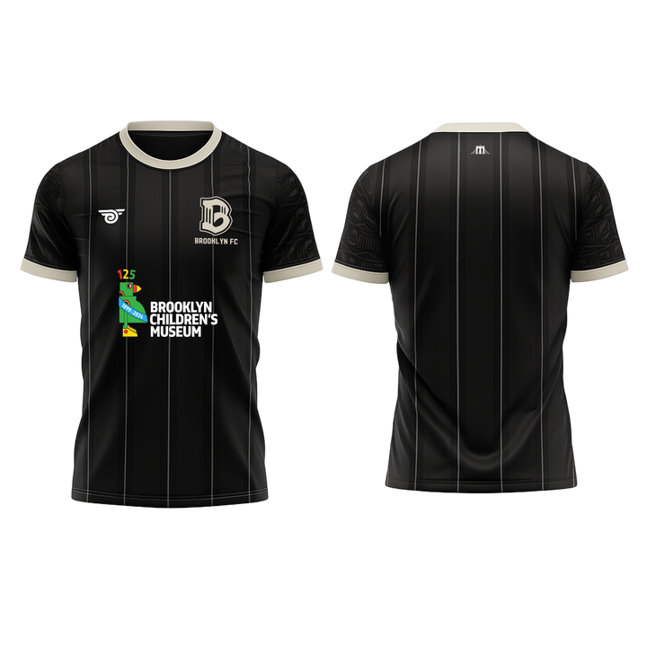 Brooklyn FC Official Brooklyn Children's Museum Home Jersey - Men's - Front & Back View