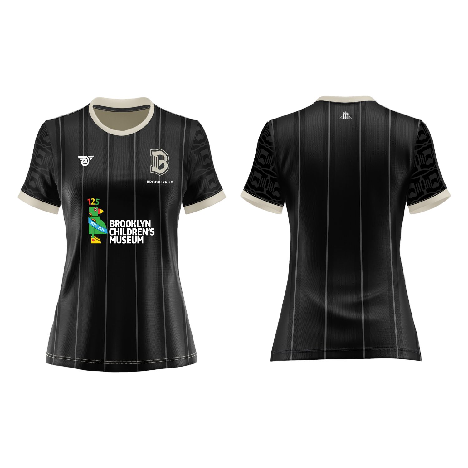 Brooklyn FC Official Brooklyn Children's Museum Home Jersey - Women's - Front & Back