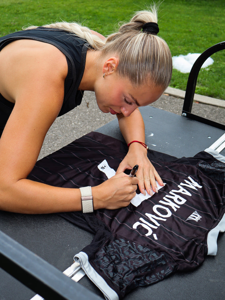 Ana Markovic Signed Jersey - Ana signing 2