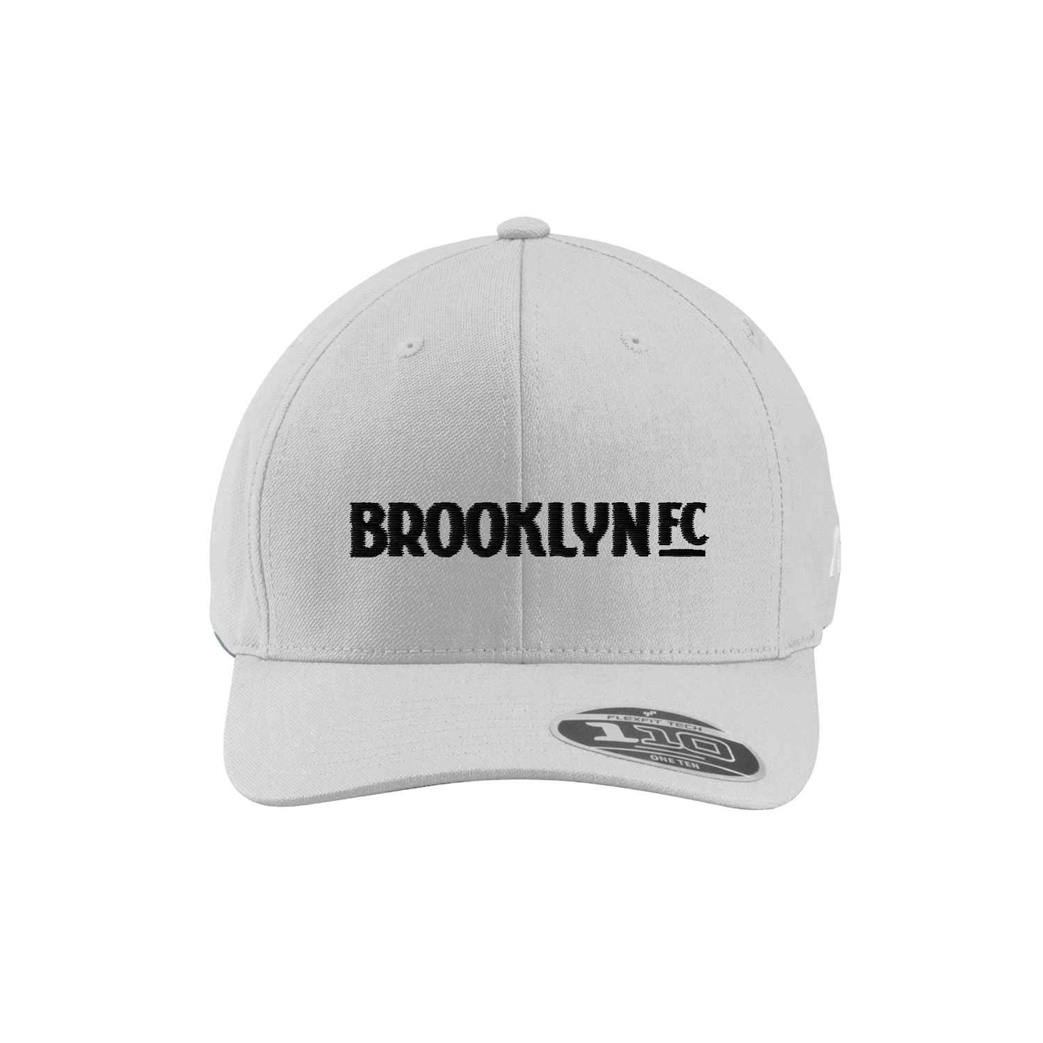 Front view of the Brooklyn FC - TravisMathew Snapback Solid Cap in Light Heather Grey.