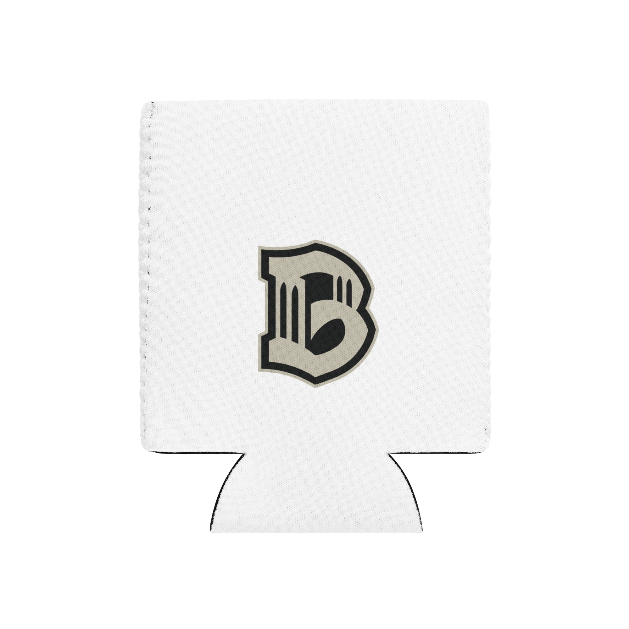 Brooklyn FC Logo Can Koozie with white neoprene and bold club logo on back.